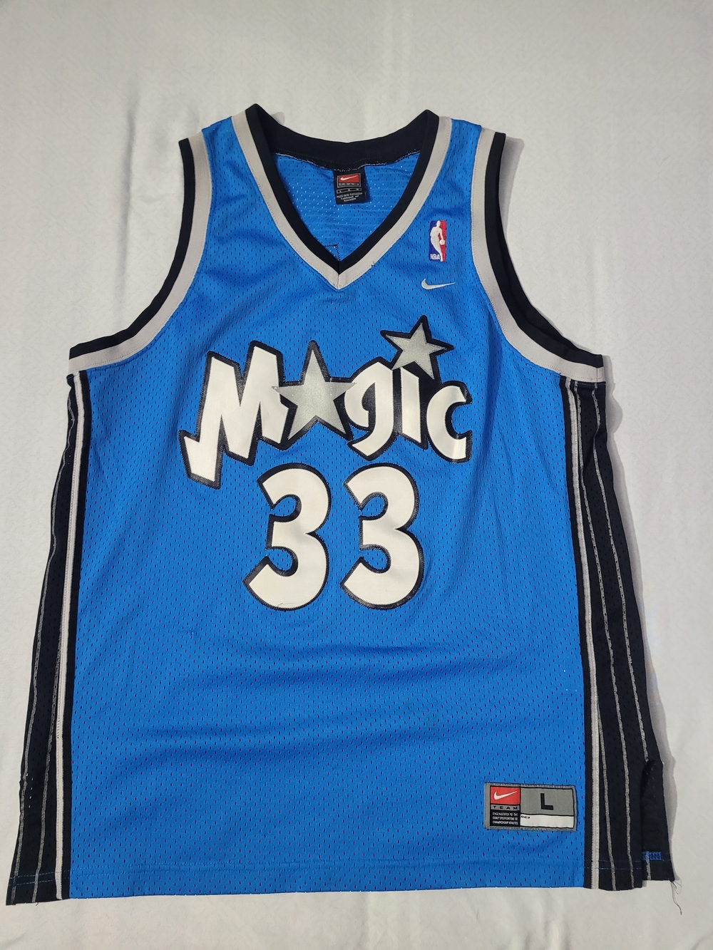 Nike Orlando Magic #33 Grant Hill Blue NBA Jersey